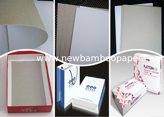 China 400Gsm 0.5mm Coated Duplex Board Paper Grey Back for Folding Box supplier